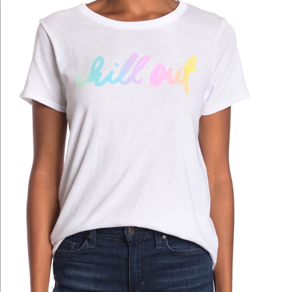 CHASER CHILL OUT Graphic Tee shirt top M